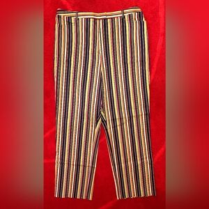 Sag Harbor Multicolor Striped Pants Sz 14